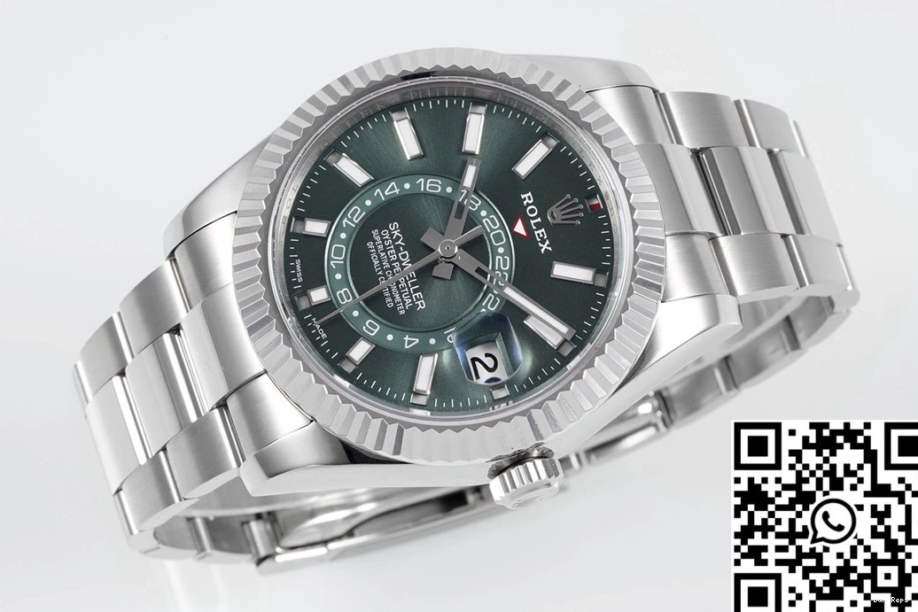 Factory Dial ZF Rolex M336934-0001 DWELLER SKY Green 0113